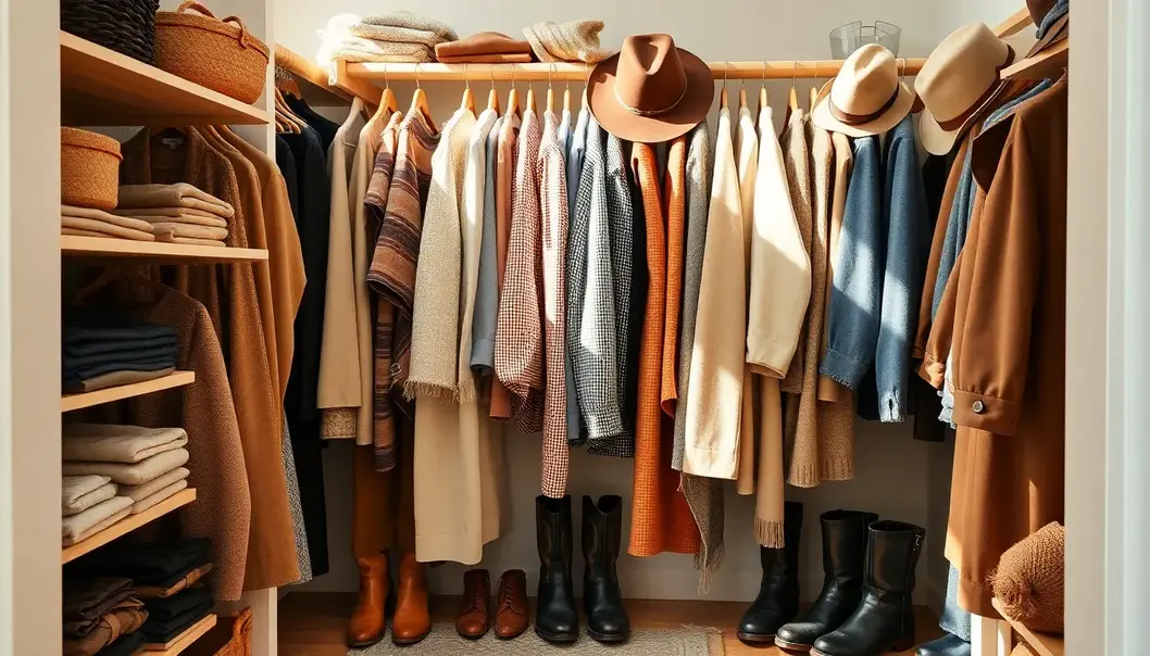 A curated off-grid wardrobe combining sustainability and style.